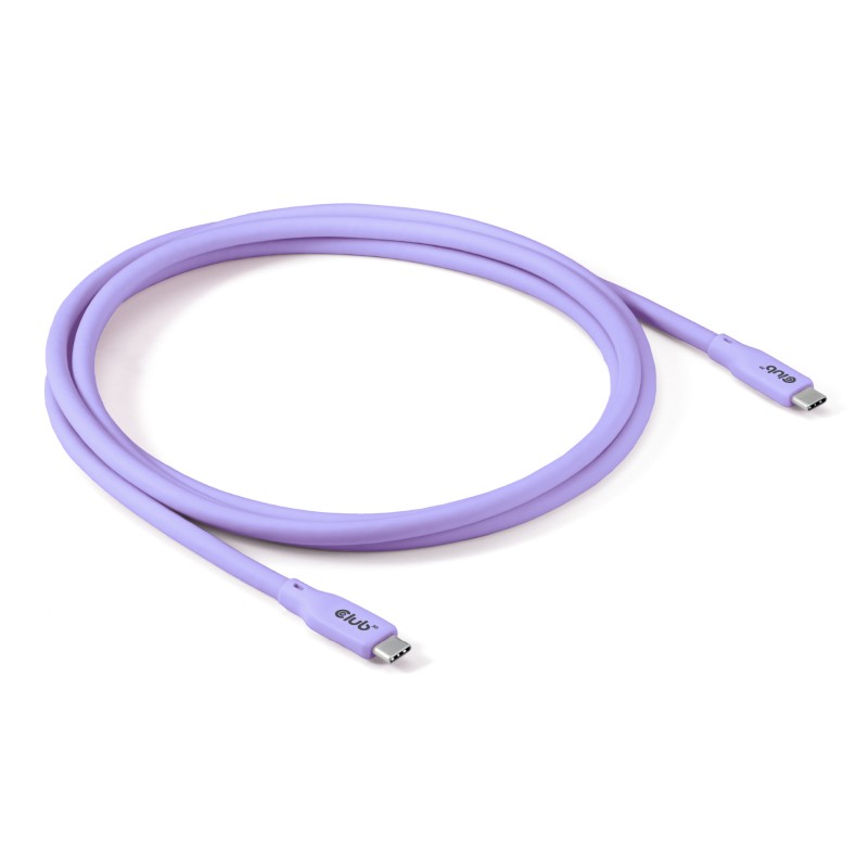Club 3D USB Type-C kabel 2m Lilla